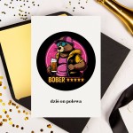 Personalizowana Kartka na 18 urodziny z kolorową grafiką bobra - Beaver